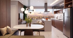 LIVING APTO 44,32 m²